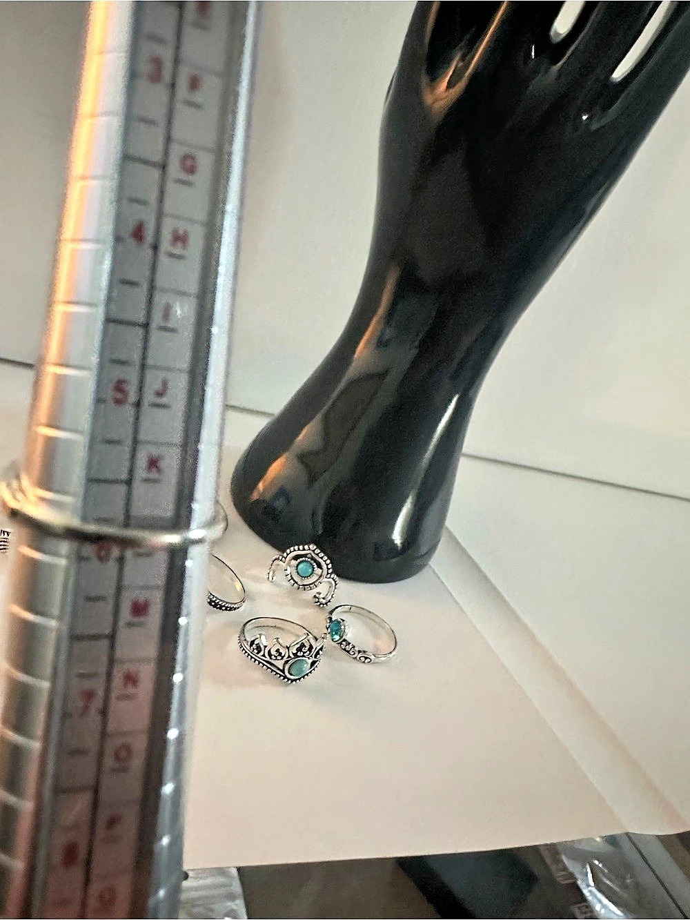 Turquoise-Color Stone Ring Collection - Picture 10 of 14